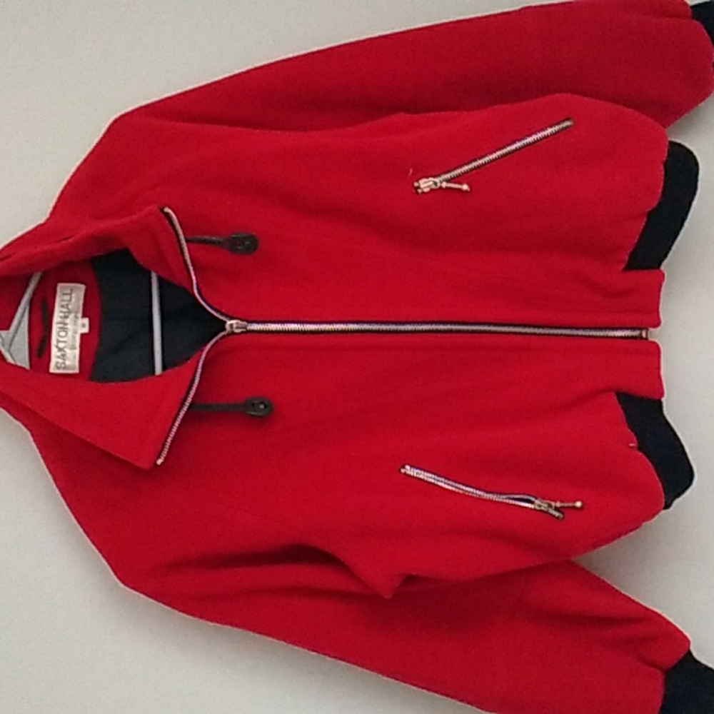 Beautiful red mediumSaxton Hall jacket